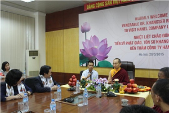 Tiến sĩ Phật giáo, Tôn sư Khangser Rinpoche lần thứ hai đến thăm Hanel